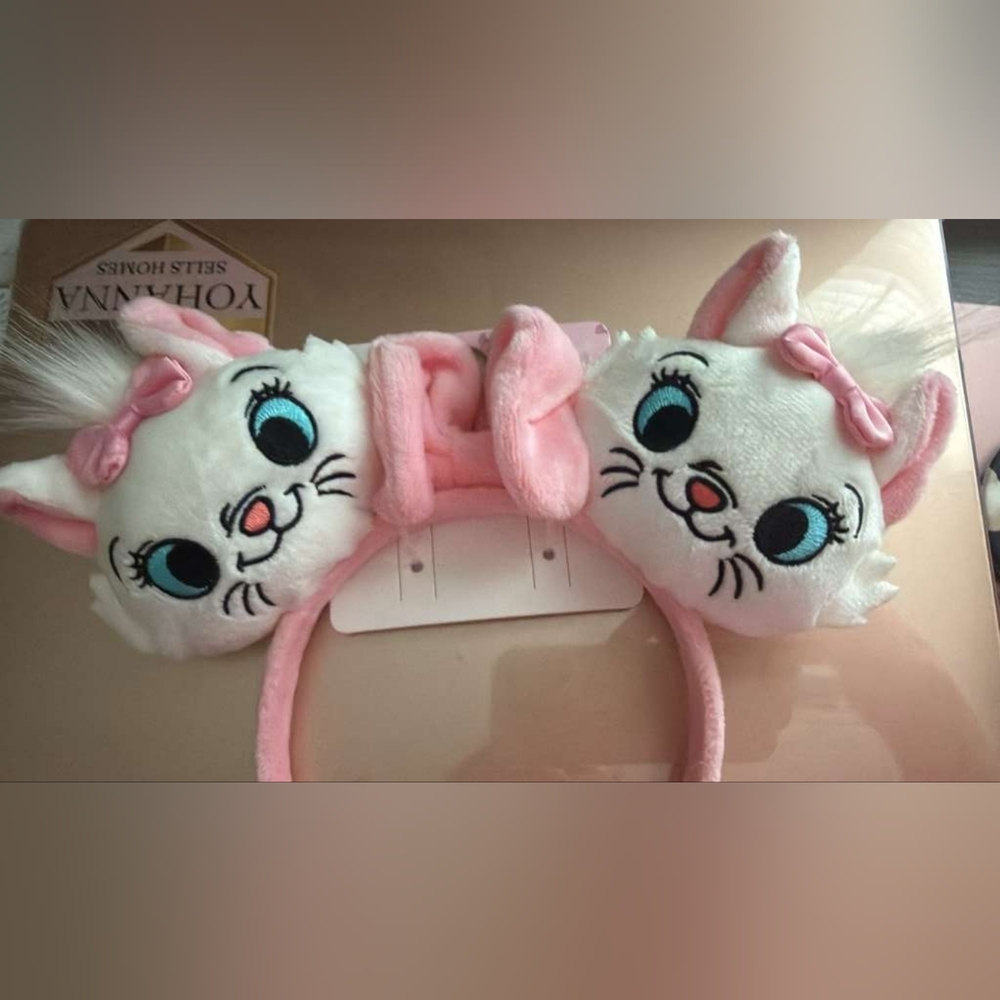 Disney Marie Pink Plush Ears, Headband, Primark - Picture 4 of 4